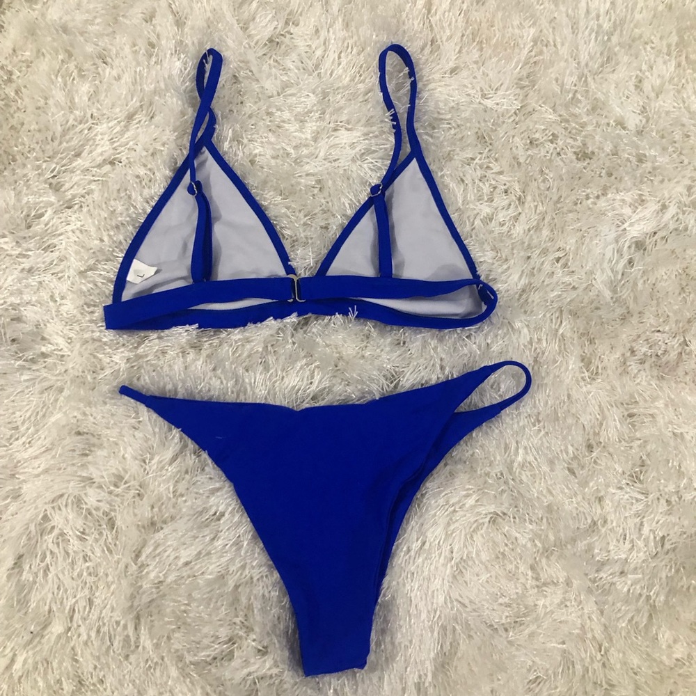 Zaful royal blue cheeky bikini - Picture 2 of 2